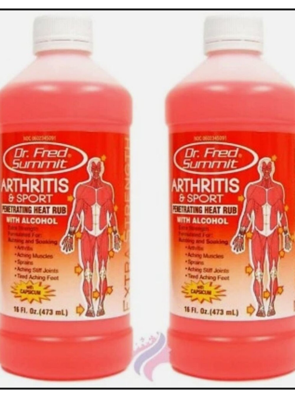 Arthritis & Sport Heat Rub – Pink Extra Strength. 2 Bottles